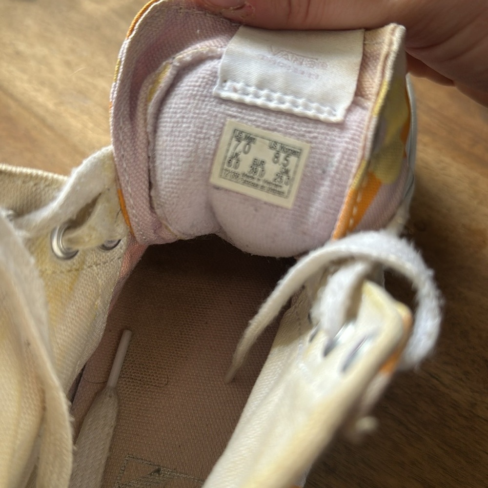 Womens Platform Vans- Hightops- Checkeredboard Fl… - image 3